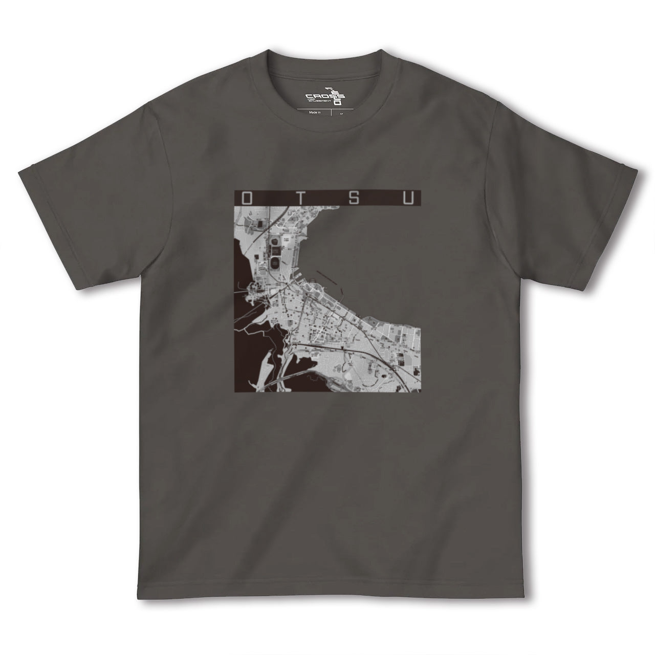 【大津(滋賀県)】地図柄ヘビーウェイトTシャツ