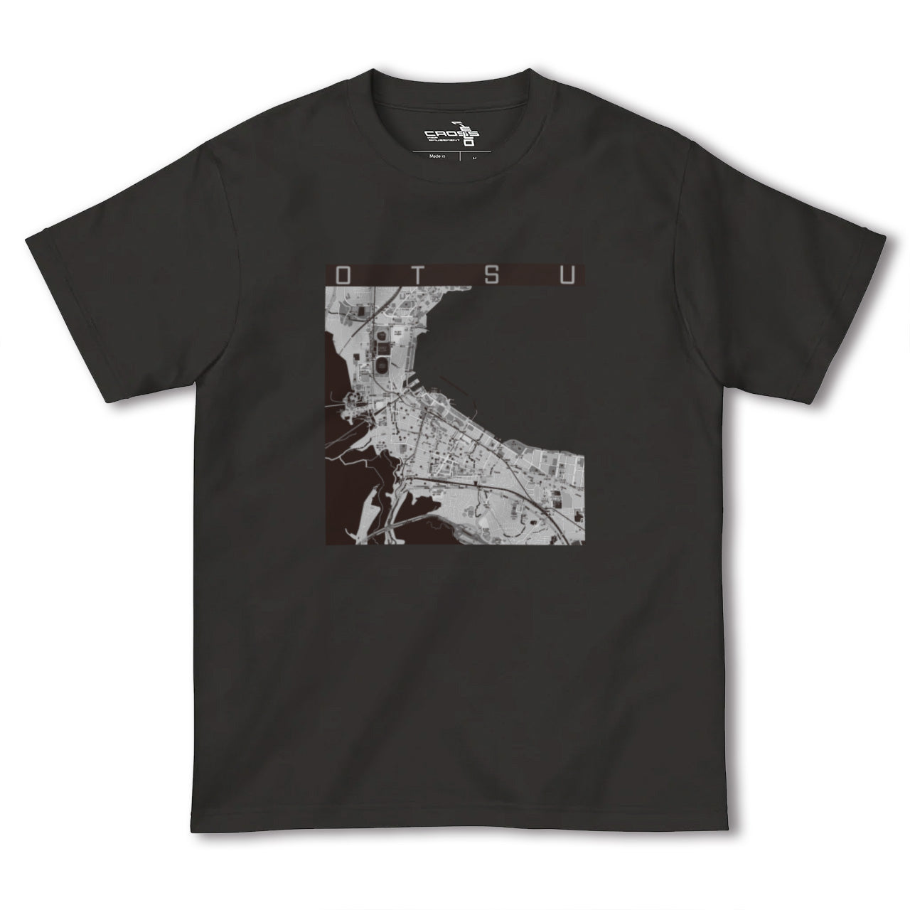 【大津(滋賀県)】地図柄ヘビーウェイトTシャツ