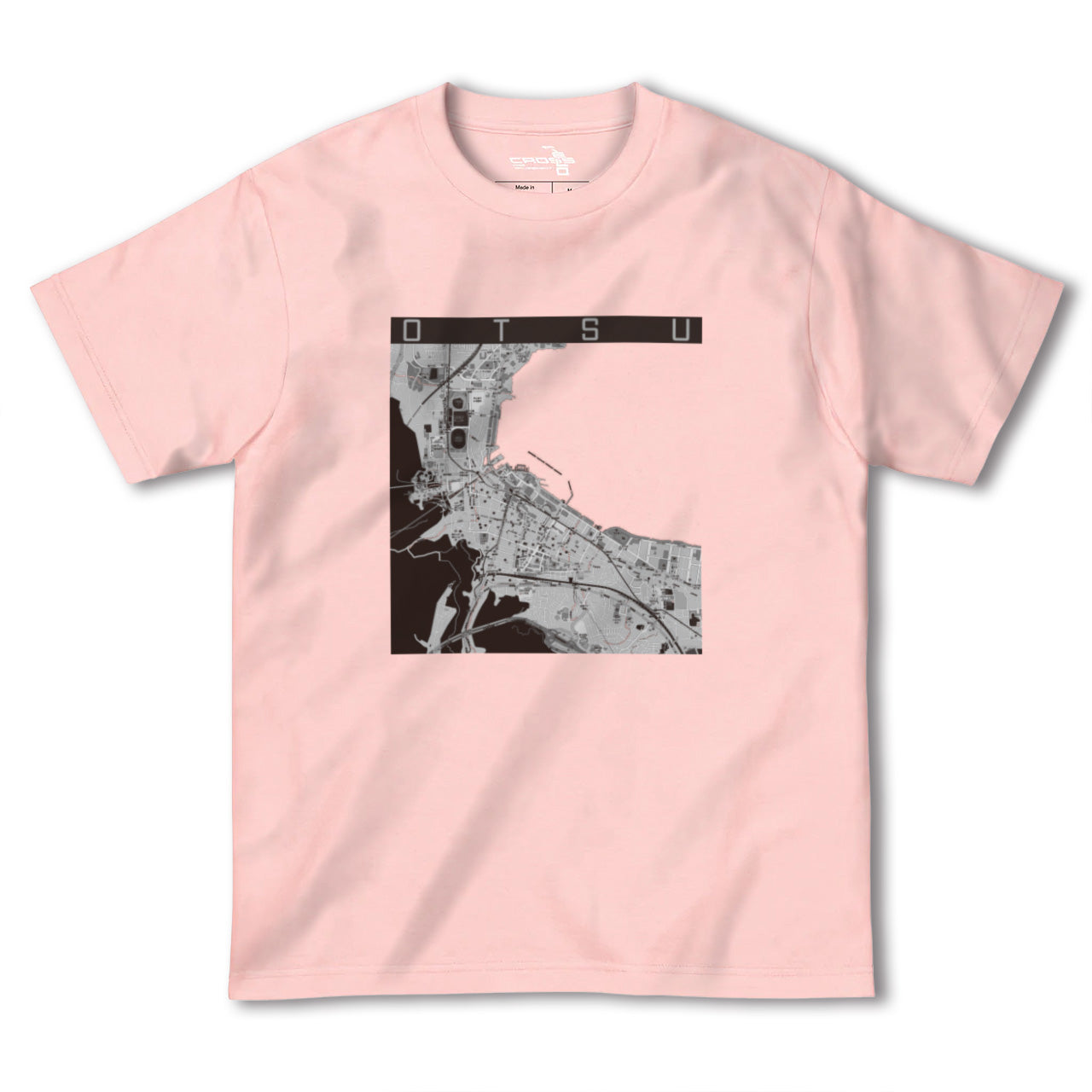【大津(滋賀県)】地図柄ヘビーウェイトTシャツ