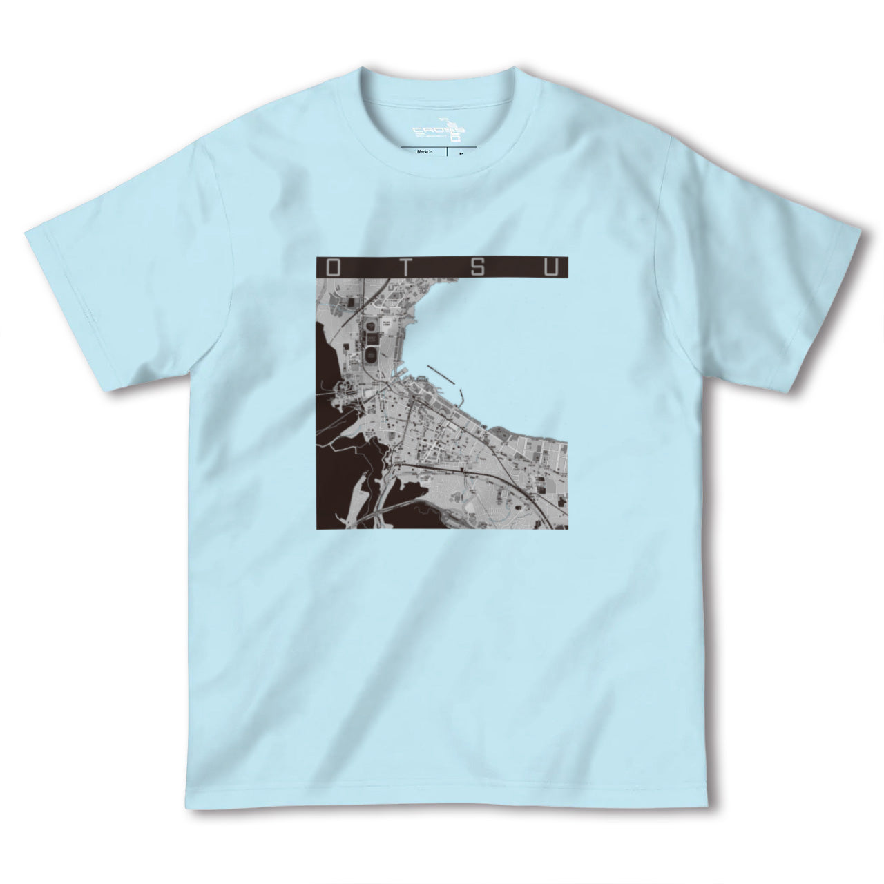 【大津(滋賀県)】地図柄ヘビーウェイトTシャツ