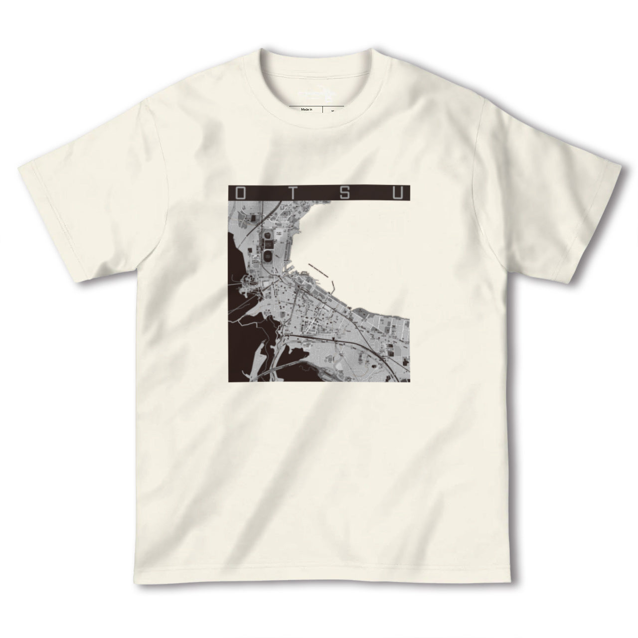 【大津(滋賀県)】地図柄ヘビーウェイトTシャツ