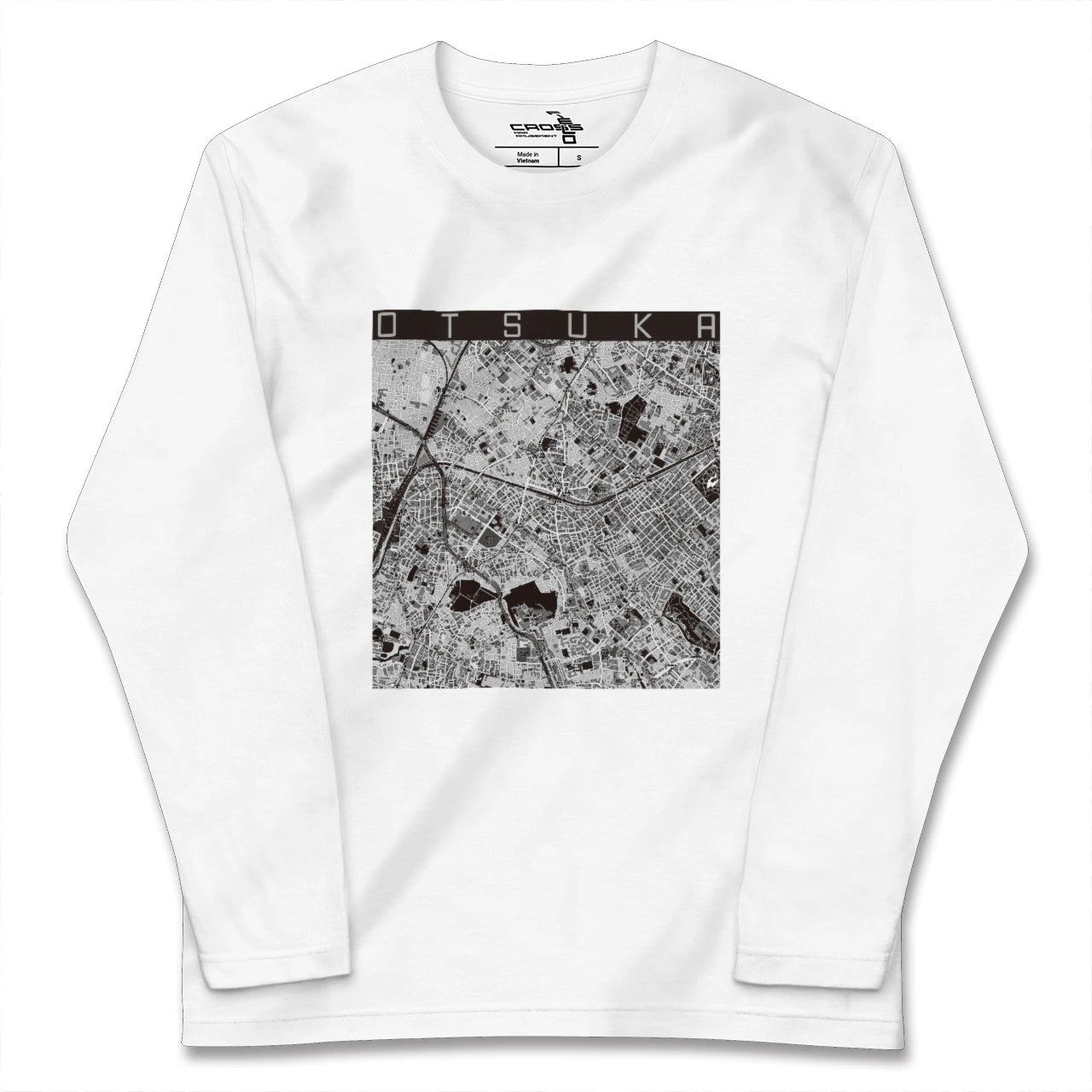 【大塚(東京都)】地図柄ロングスリーブTシャツ