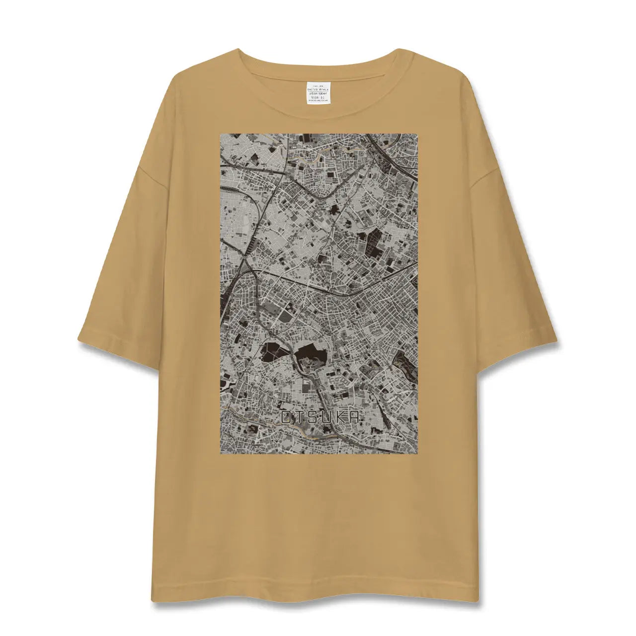 【大塚(東京都)】地図柄ビッグシルエットTシャツ