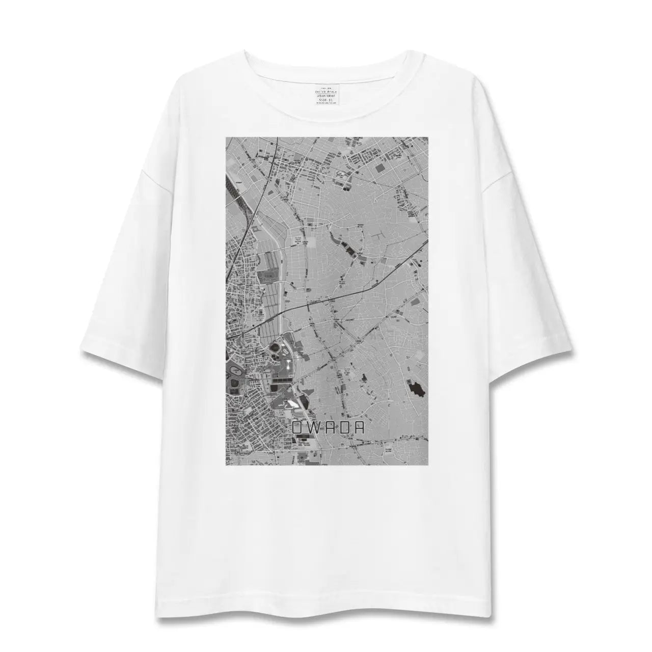 【大和田(埼玉県)】地図柄ビッグシルエットTシャツ