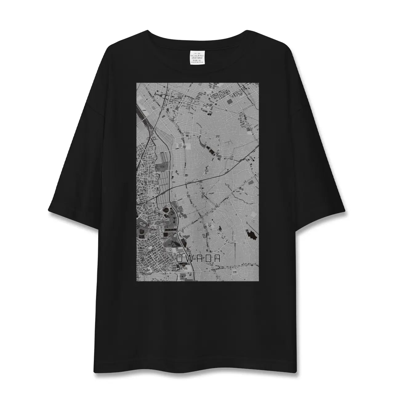【大和田(埼玉県)】地図柄ビッグシルエットTシャツ