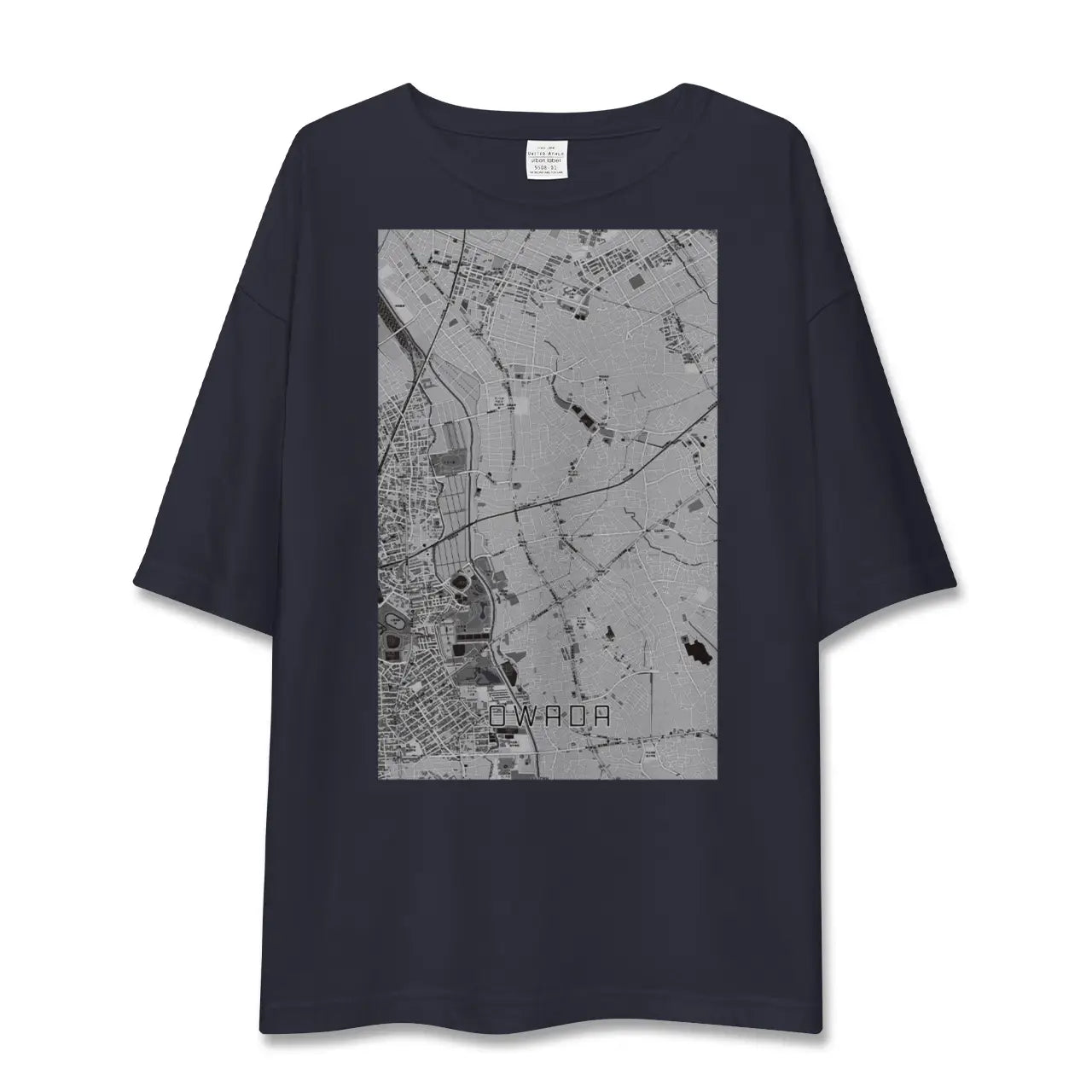 【大和田(埼玉県)】地図柄ビッグシルエットTシャツ