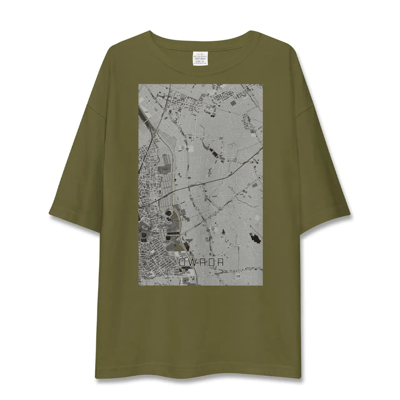 【大和田(埼玉県)】地図柄ビッグシルエットTシャツ