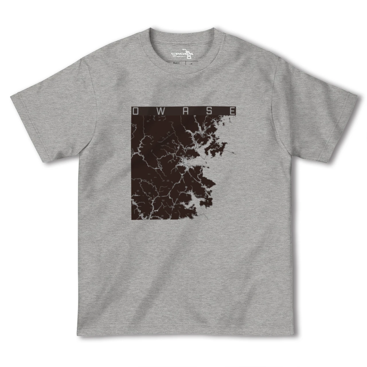 【尾鷲(三重県)】地図柄ヘビーウェイトTシャツ