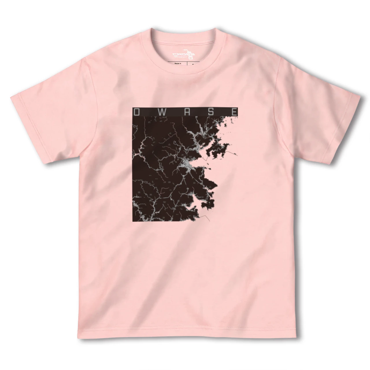 【尾鷲(三重県)】地図柄ヘビーウェイトTシャツ