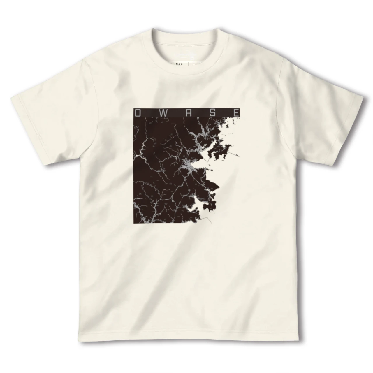 【尾鷲(三重県)】地図柄ヘビーウェイトTシャツ