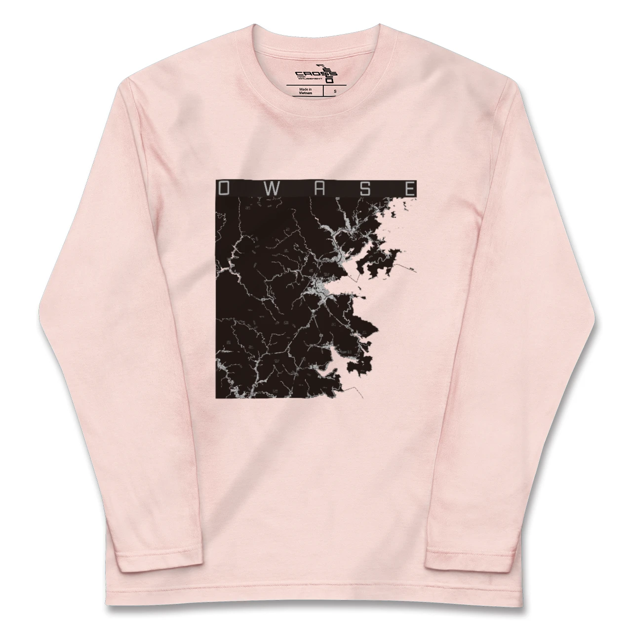 【尾鷲(三重県)】地図柄ロングスリーブTシャツ