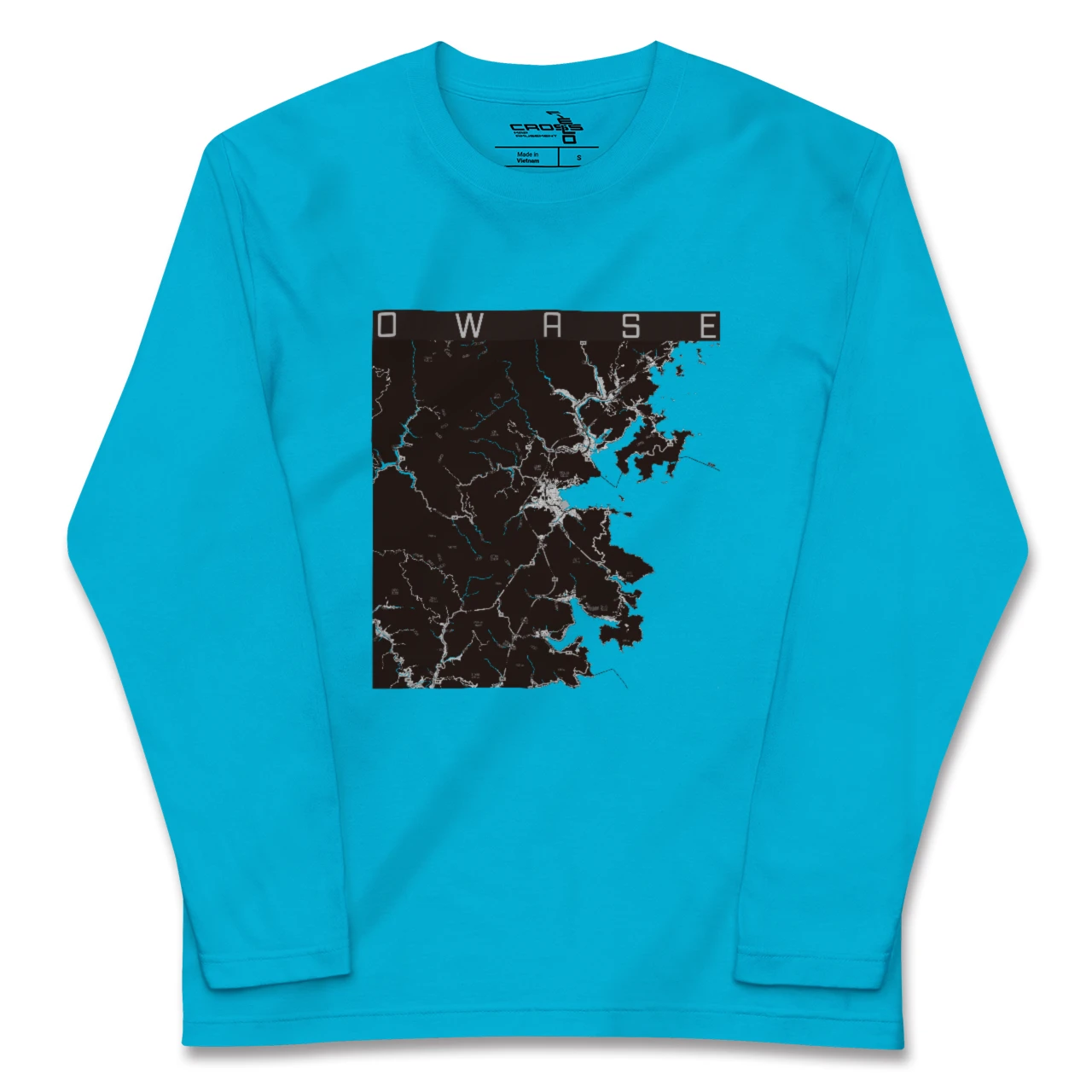 【尾鷲(三重県)】地図柄ロングスリーブTシャツ