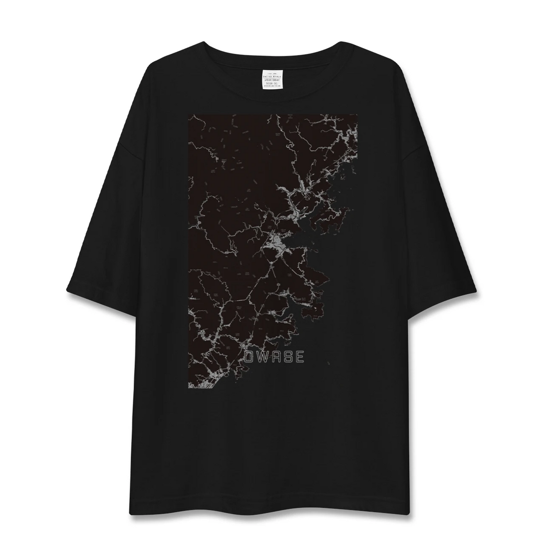 【尾鷲(三重県)】地図柄ビッグシルエットTシャツ