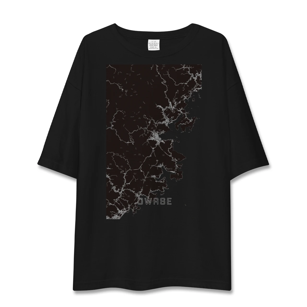【尾鷲(三重県)】地図柄ビッグシルエットTシャツ