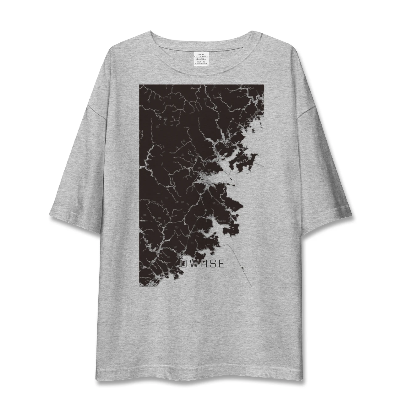 【尾鷲(三重県)】地図柄ビッグシルエットTシャツ
