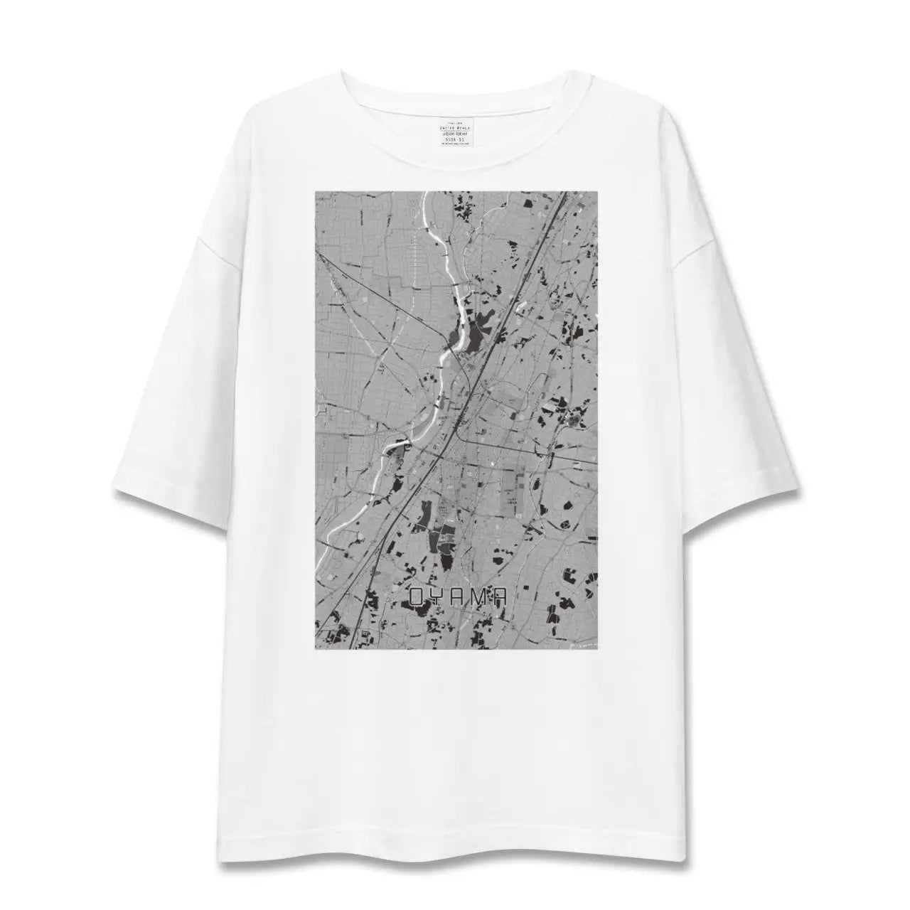 【小山(栃木県)】地図柄ビッグシルエットTシャツ