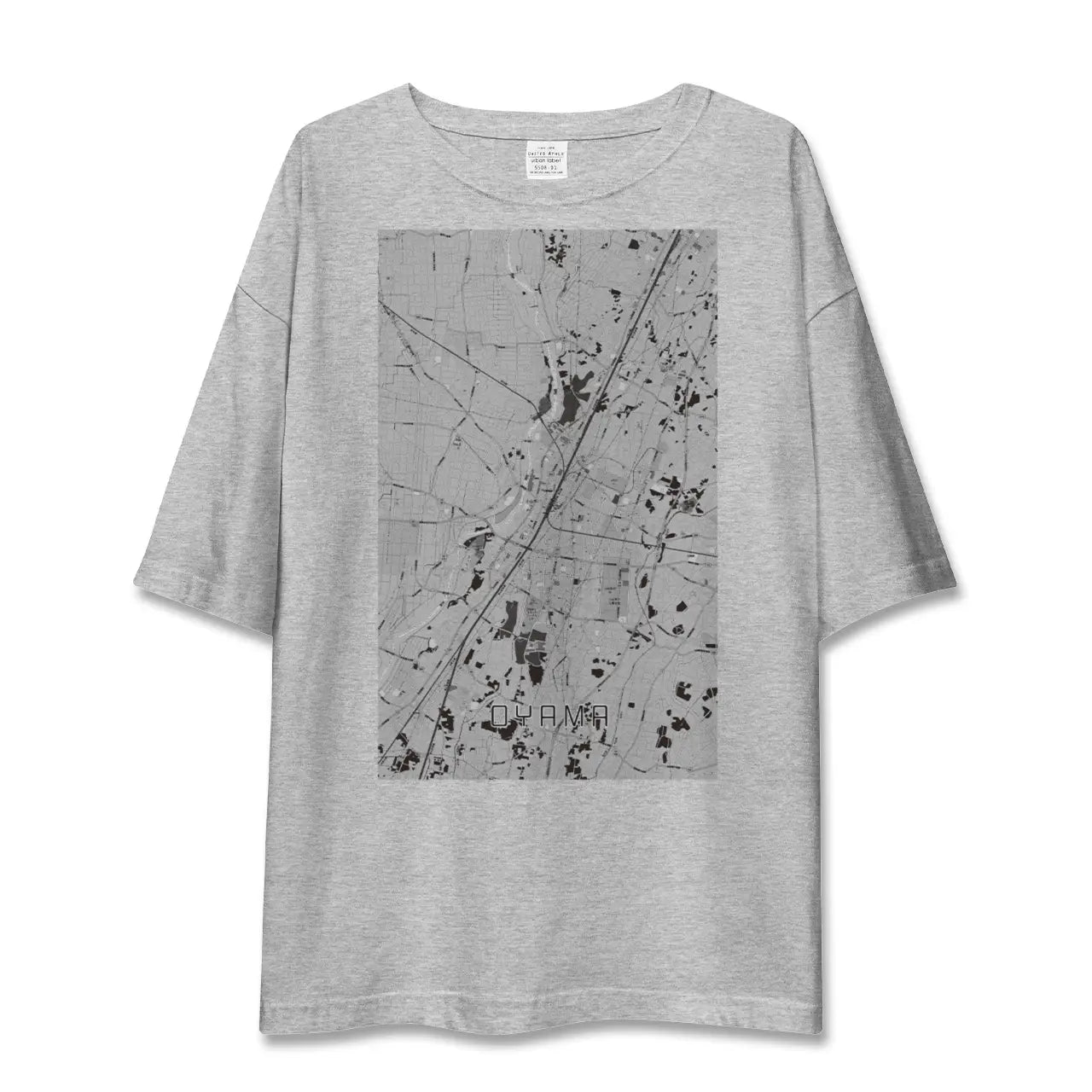 【小山(栃木県)】地図柄ビッグシルエットTシャツ