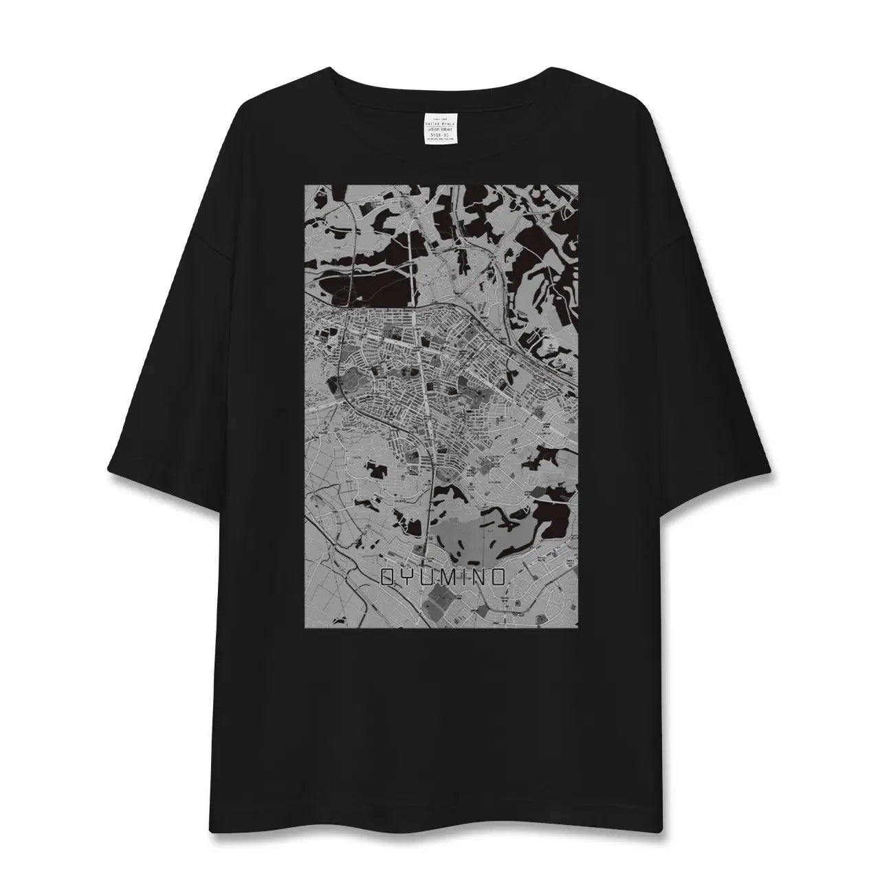 【おゆみ野(千葉県)】地図柄ビッグシルエットTシャツ