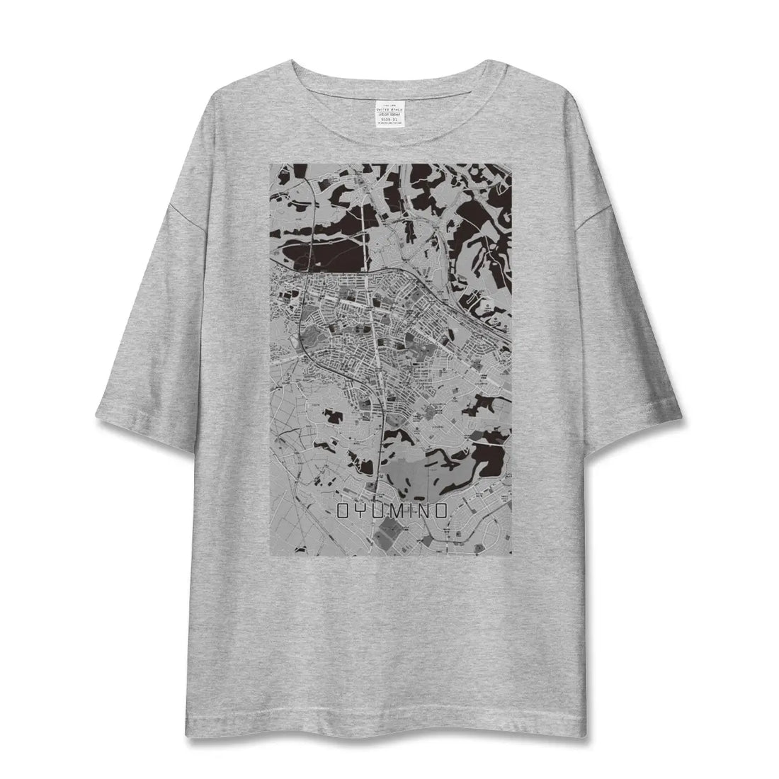 【おゆみ野(千葉県)】地図柄ビッグシルエットTシャツ