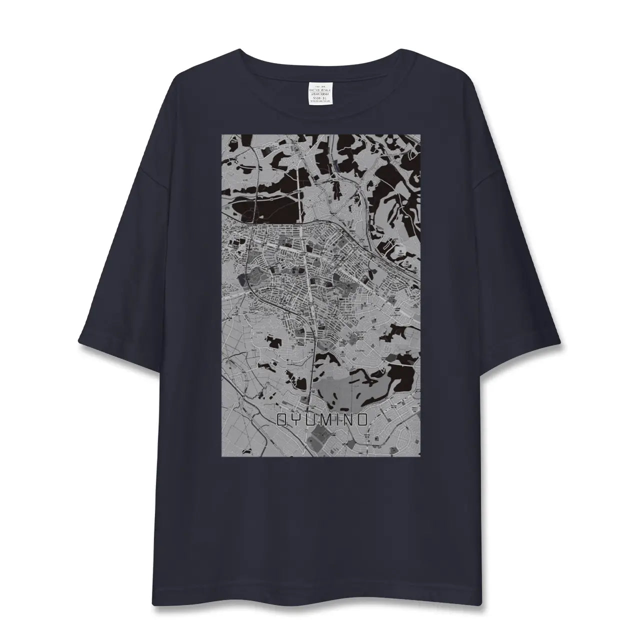 【おゆみ野(千葉県)】地図柄ビッグシルエットTシャツ