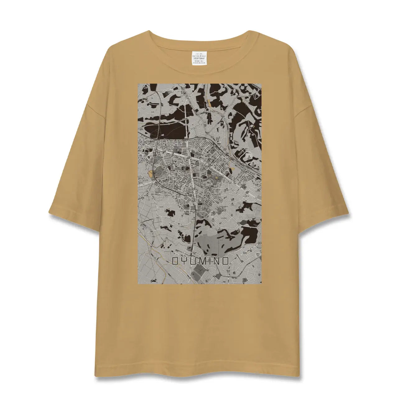 【おゆみ野(千葉県)】地図柄ビッグシルエットTシャツ