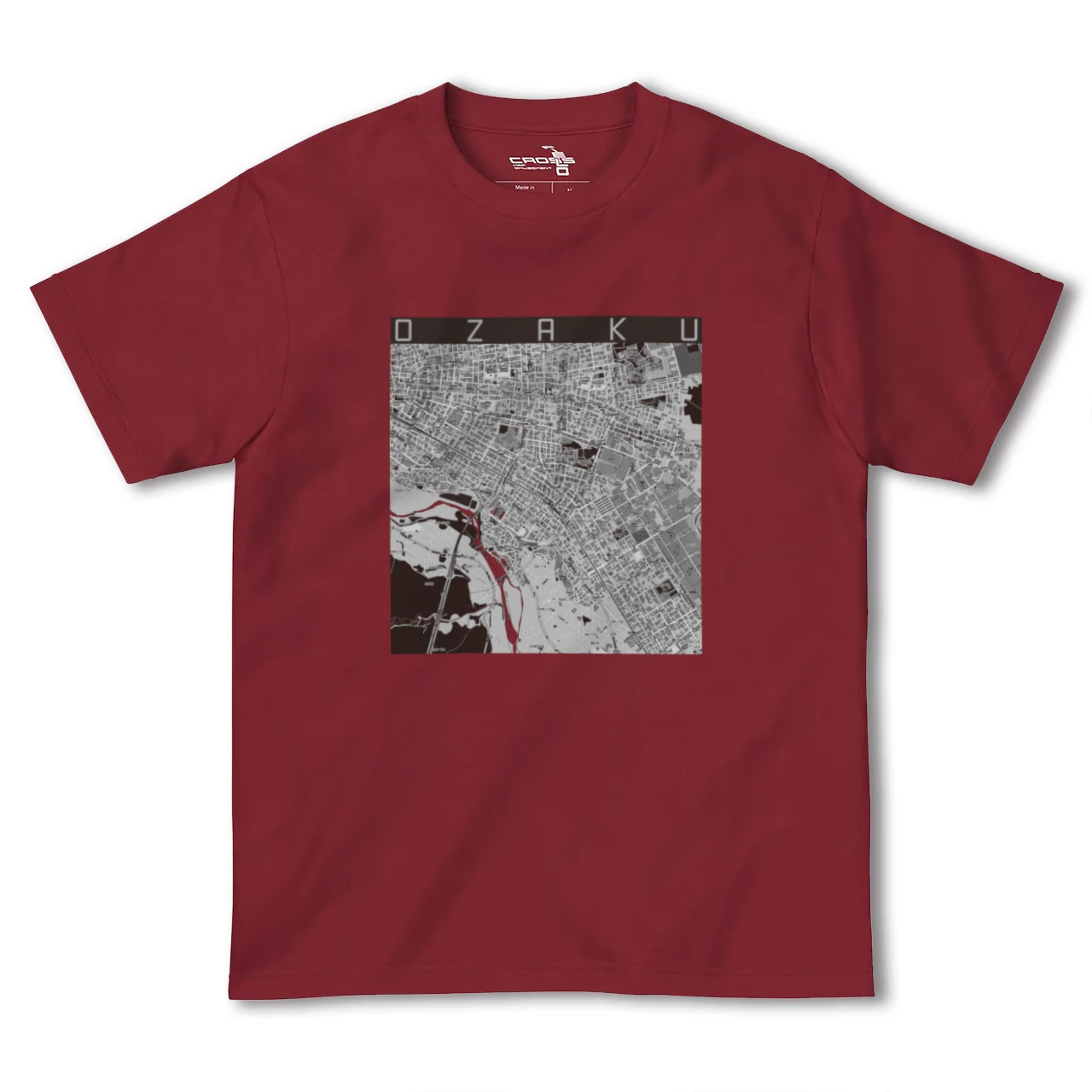 【小作(東京都)】地図柄ヘビーウェイトTシャツ