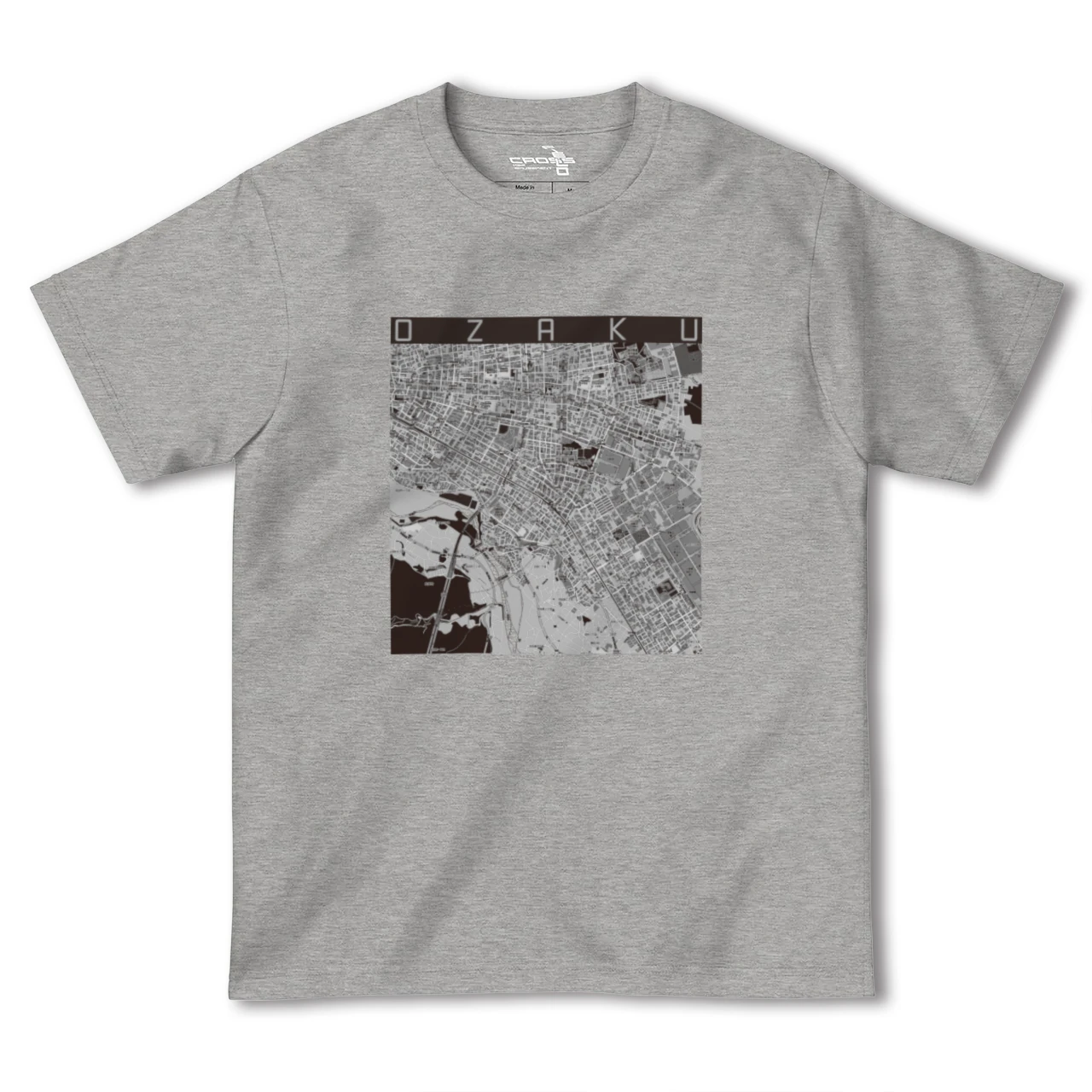 【小作(東京都)】地図柄ヘビーウェイトTシャツ