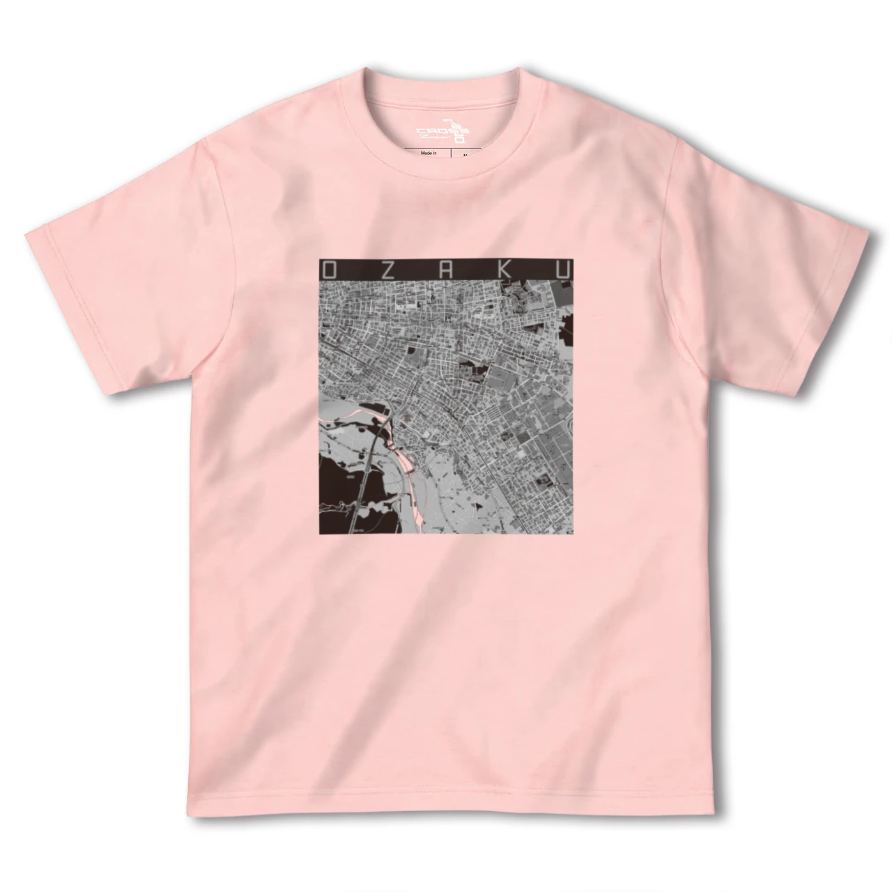 【小作(東京都)】地図柄ヘビーウェイトTシャツ