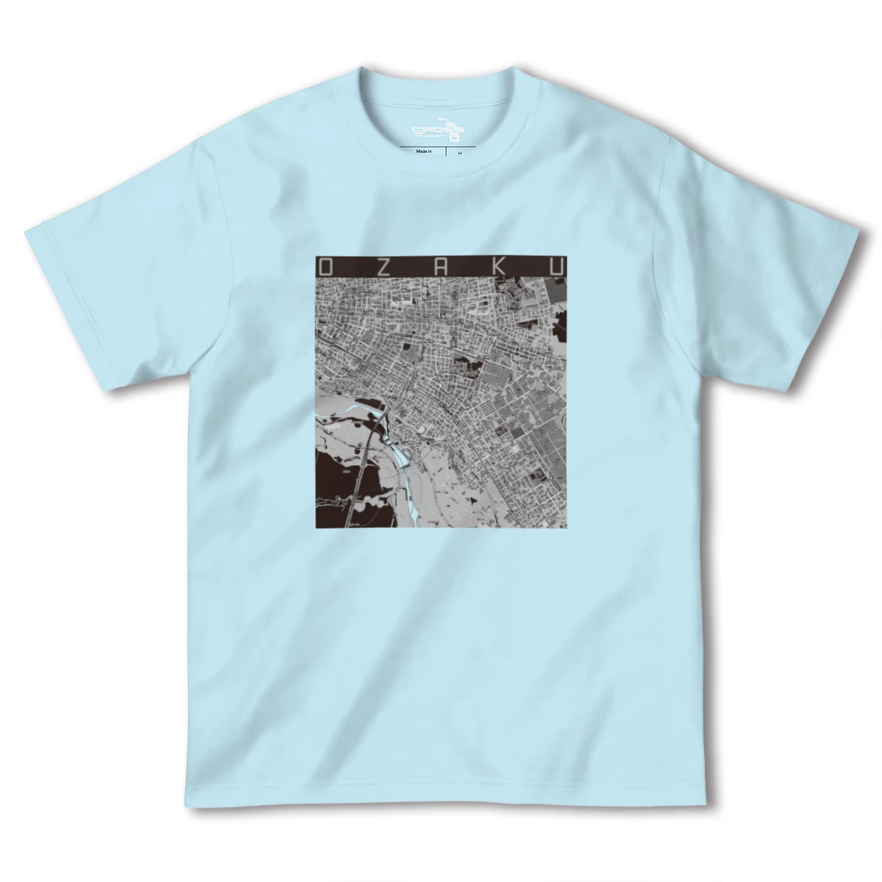 【小作(東京都)】地図柄ヘビーウェイトTシャツ