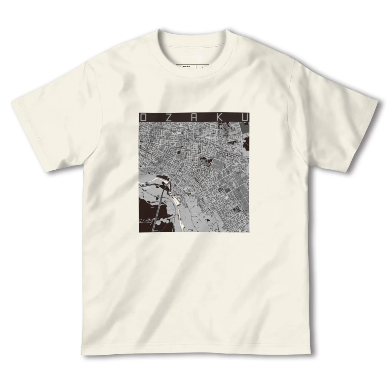 【小作(東京都)】地図柄ヘビーウェイトTシャツ