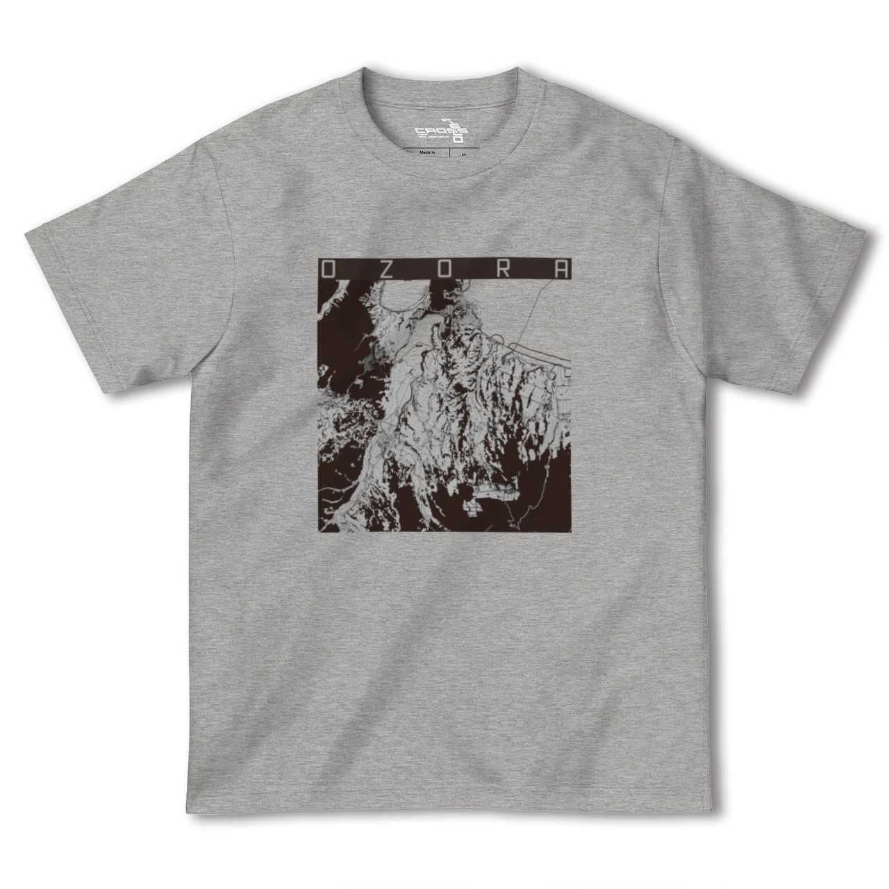【大空(北海道)】地図柄ヘビーウェイトTシャツ