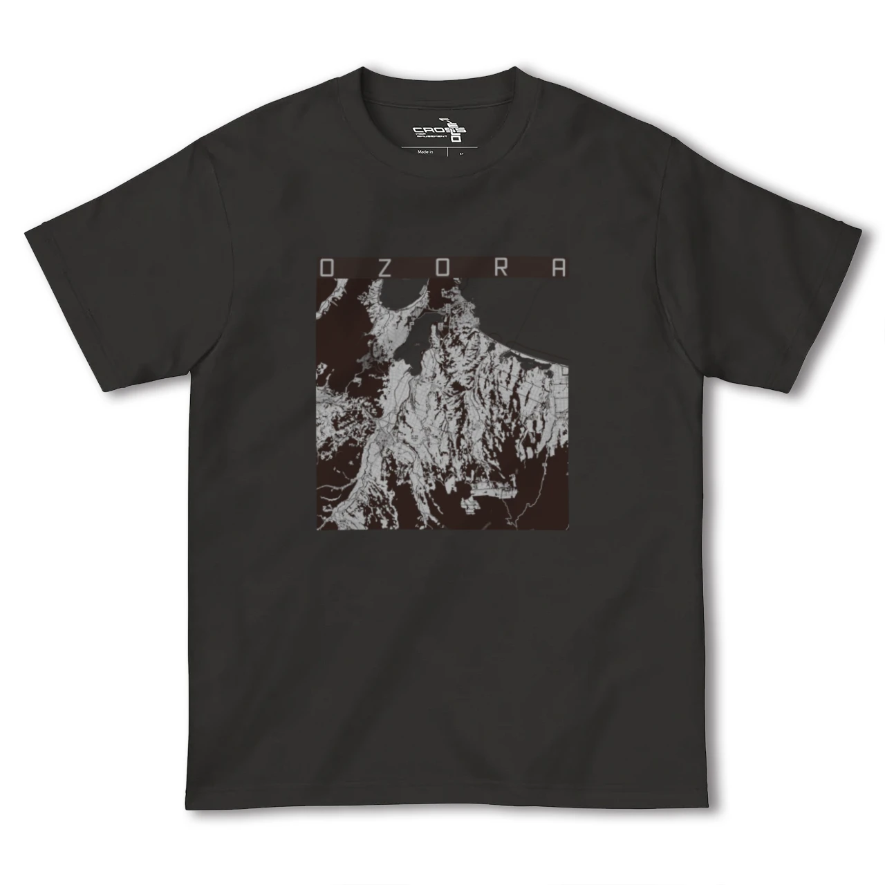 【大空(北海道)】地図柄ヘビーウェイトTシャツ
