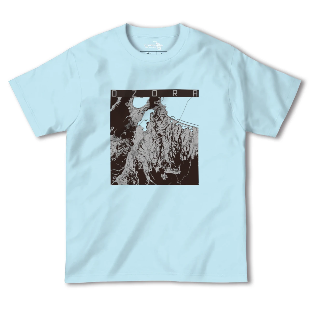 【大空(北海道)】地図柄ヘビーウェイトTシャツ