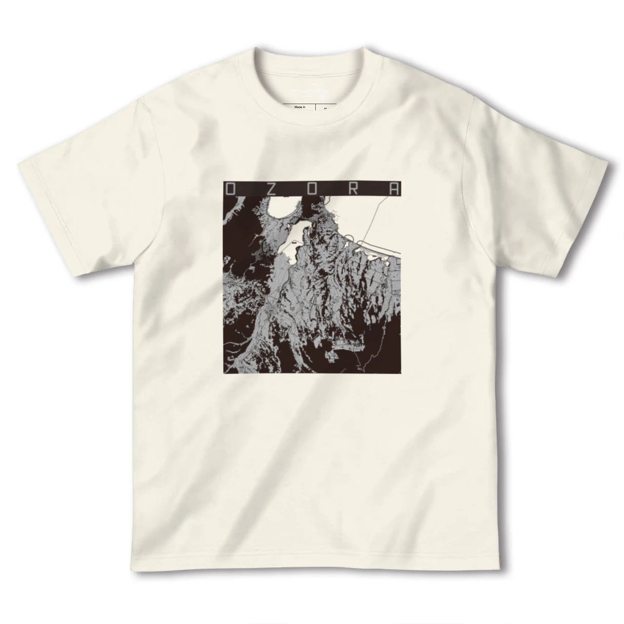【大空(北海道)】地図柄ヘビーウェイトTシャツ