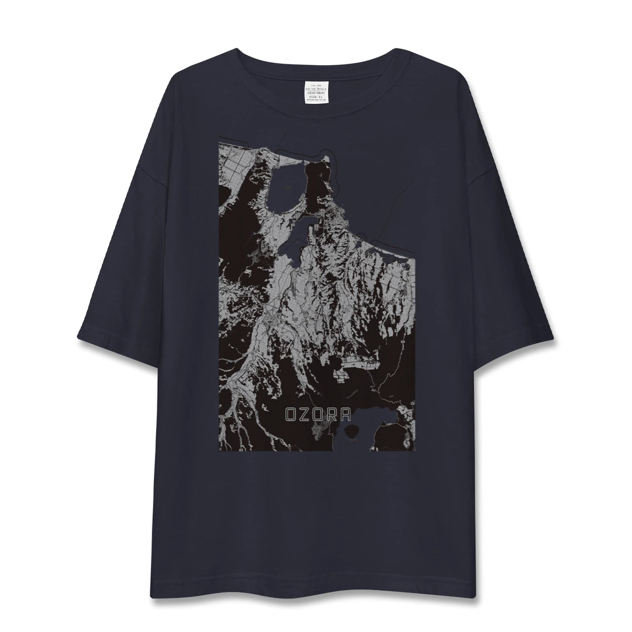 【大空(北海道)】地図柄ビッグシルエットTシャツ
