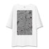 【パリ(フランス)】地図柄ビッグシルエットTシャツ