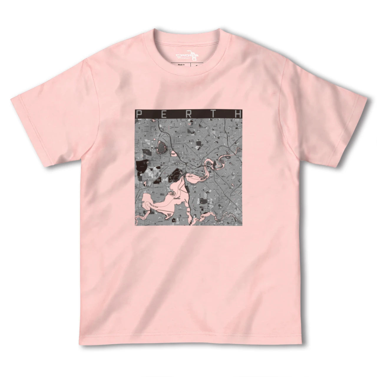 【パース(オーストラリア)】地図柄ヘビーウェイトTシャツ