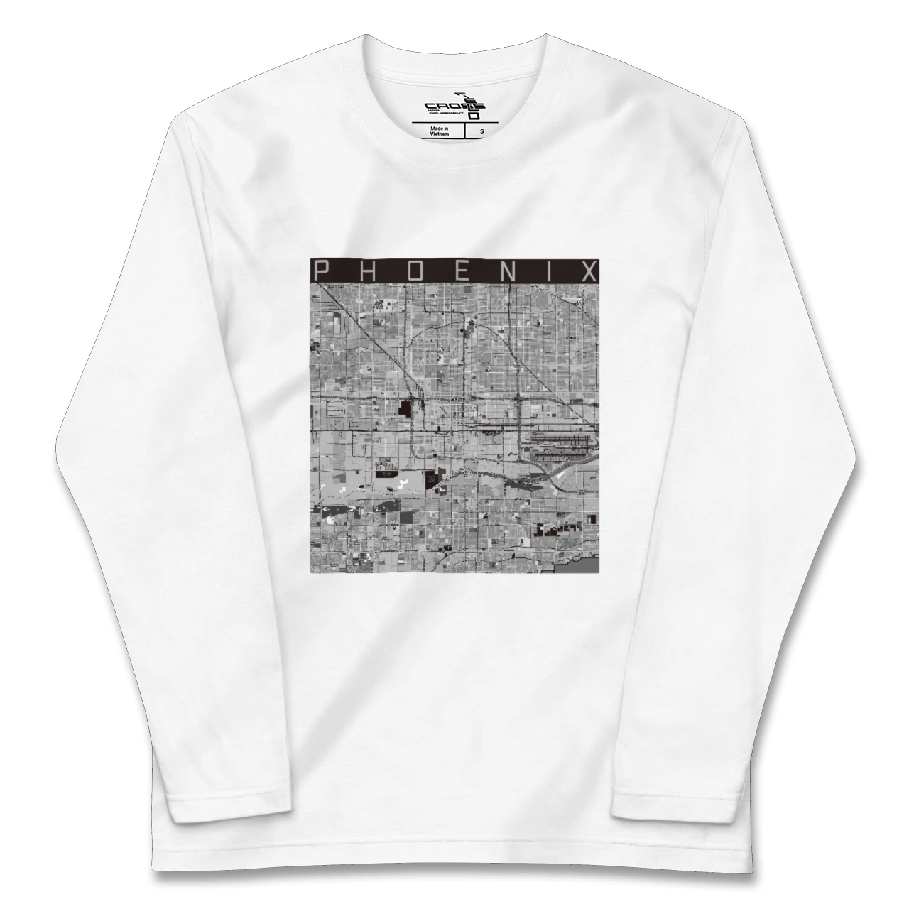 【フェニックス(アメリカ)】地図柄ロングスリーブTシャツ