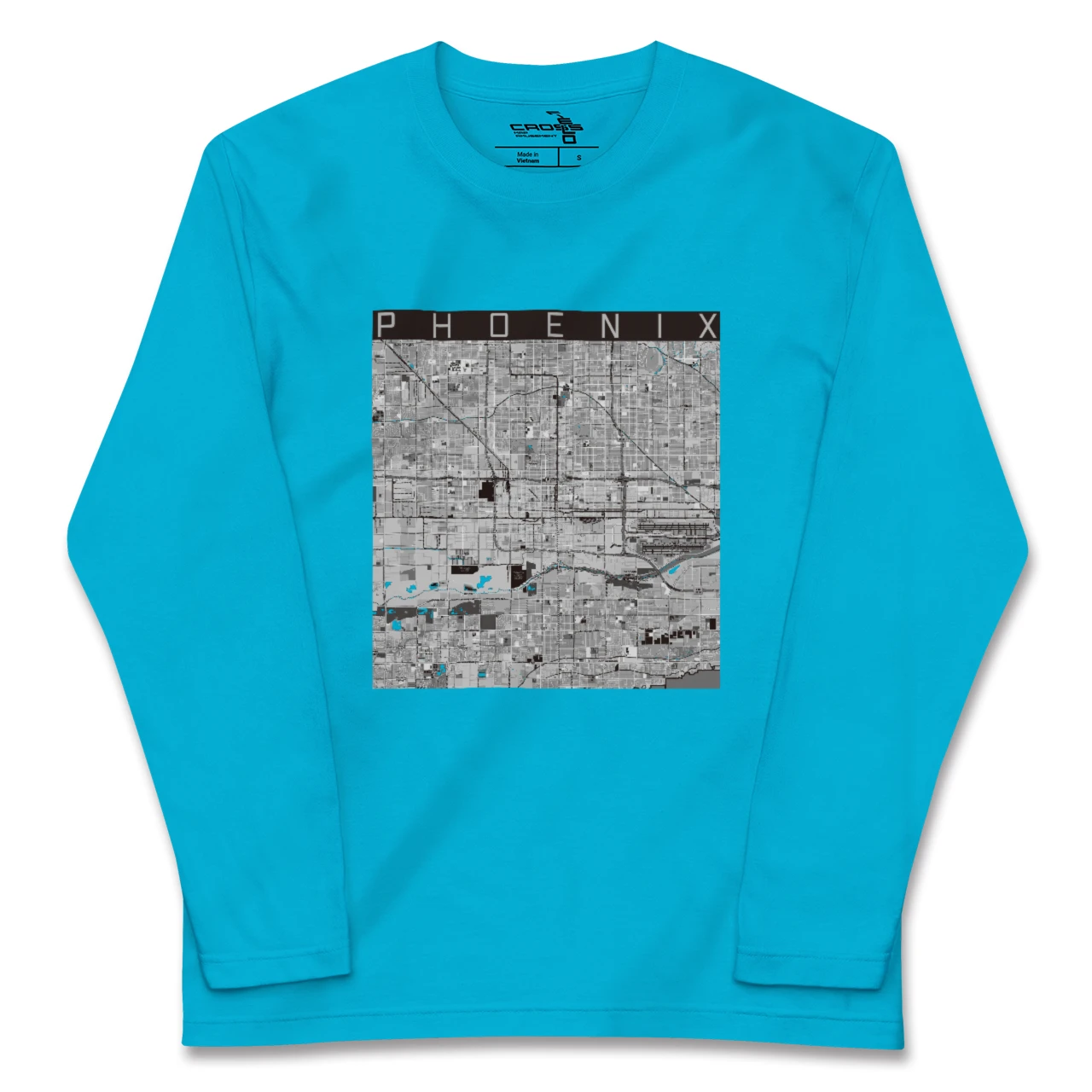 【フェニックス(アメリカ)】地図柄ロングスリーブTシャツ