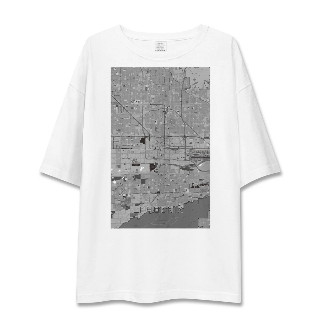 【フェニックス(アメリカ)】地図柄ビッグシルエットTシャツ