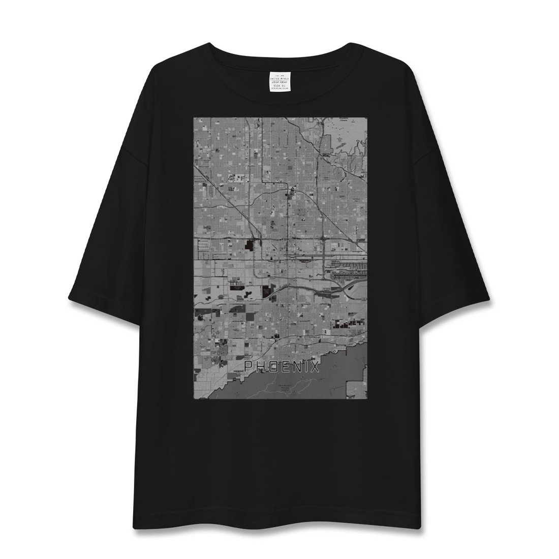【フェニックス(アメリカ)】地図柄ビッグシルエットTシャツ