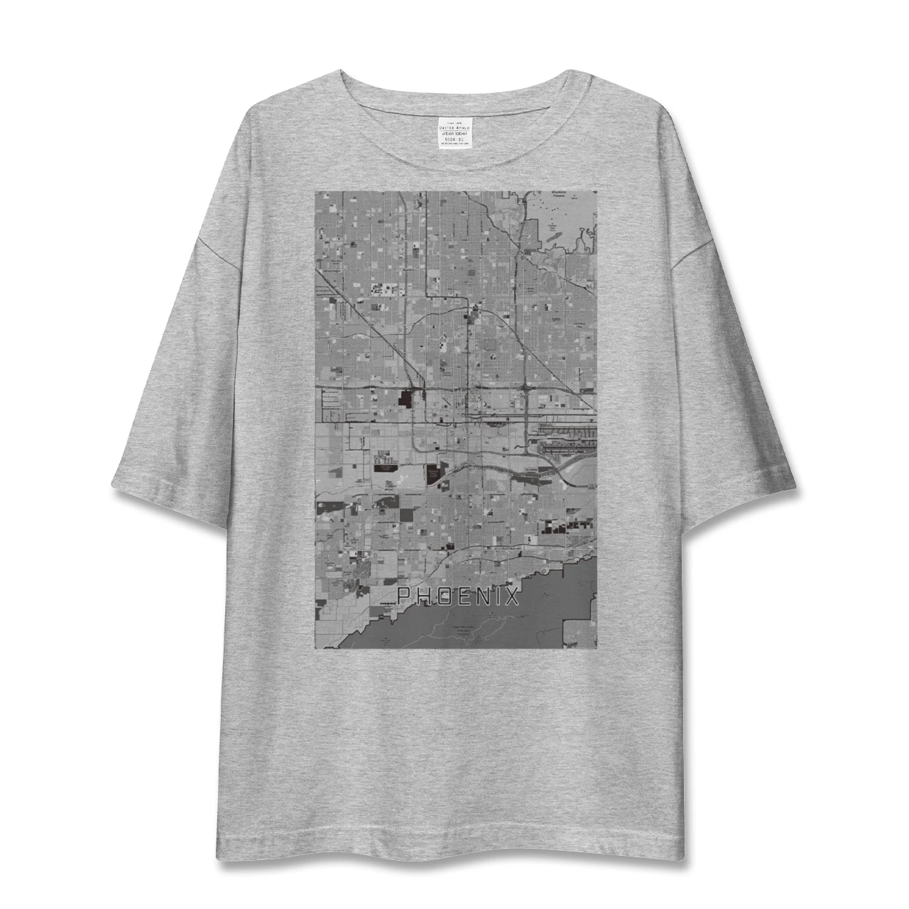 【フェニックス(アメリカ)】地図柄ビッグシルエットTシャツ
