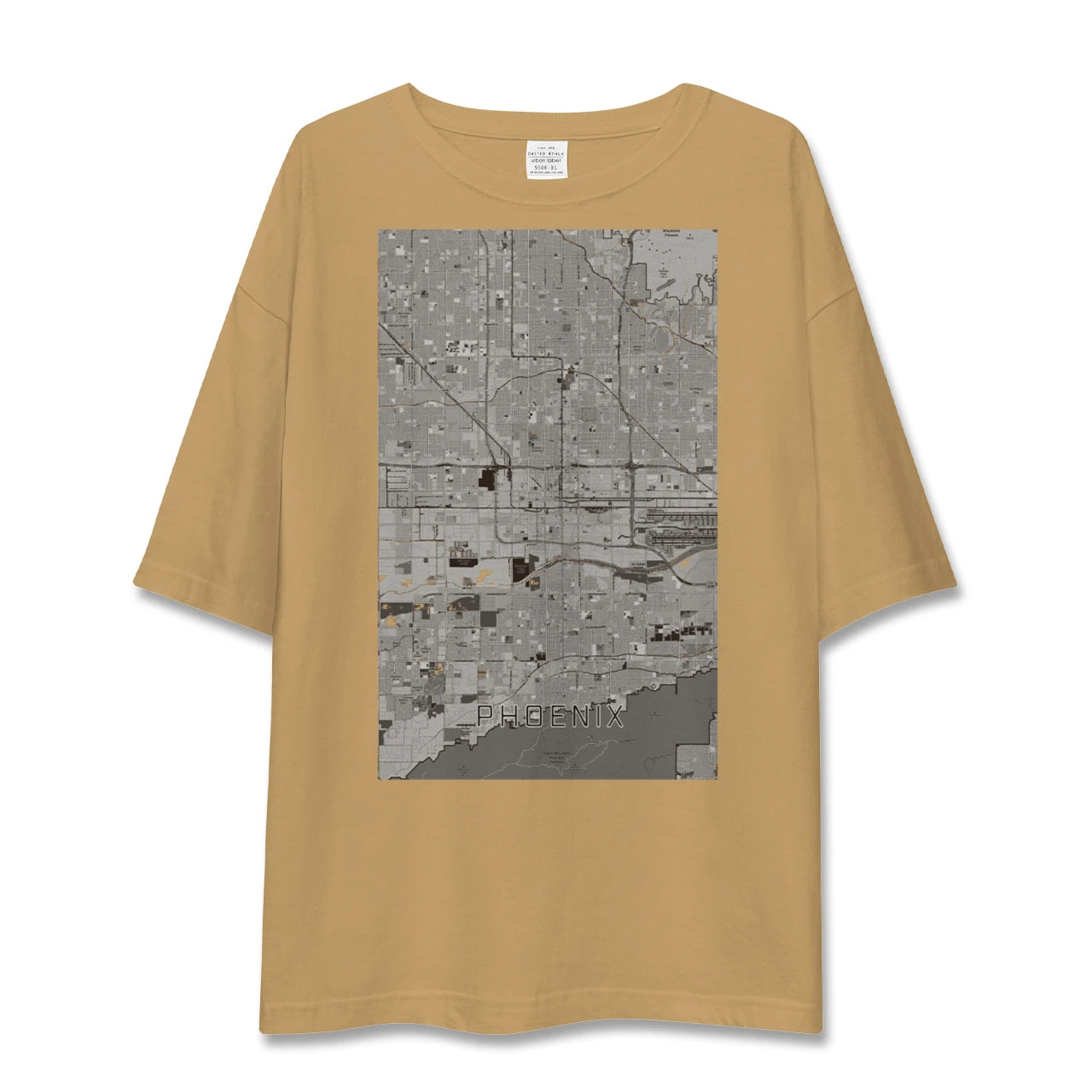 【フェニックス(アメリカ)】地図柄ビッグシルエットTシャツ
