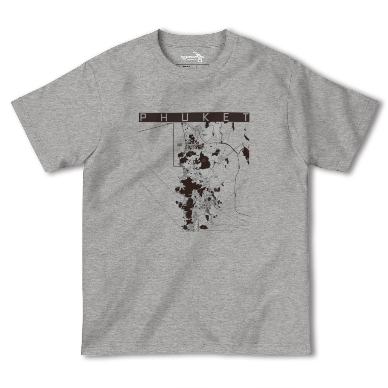 【プーケット(タイ)】地図柄ヘビーウェイトTシャツ