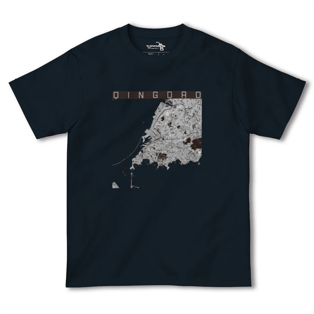 【青島(中国)】地図柄ヘビーウェイトTシャツ
