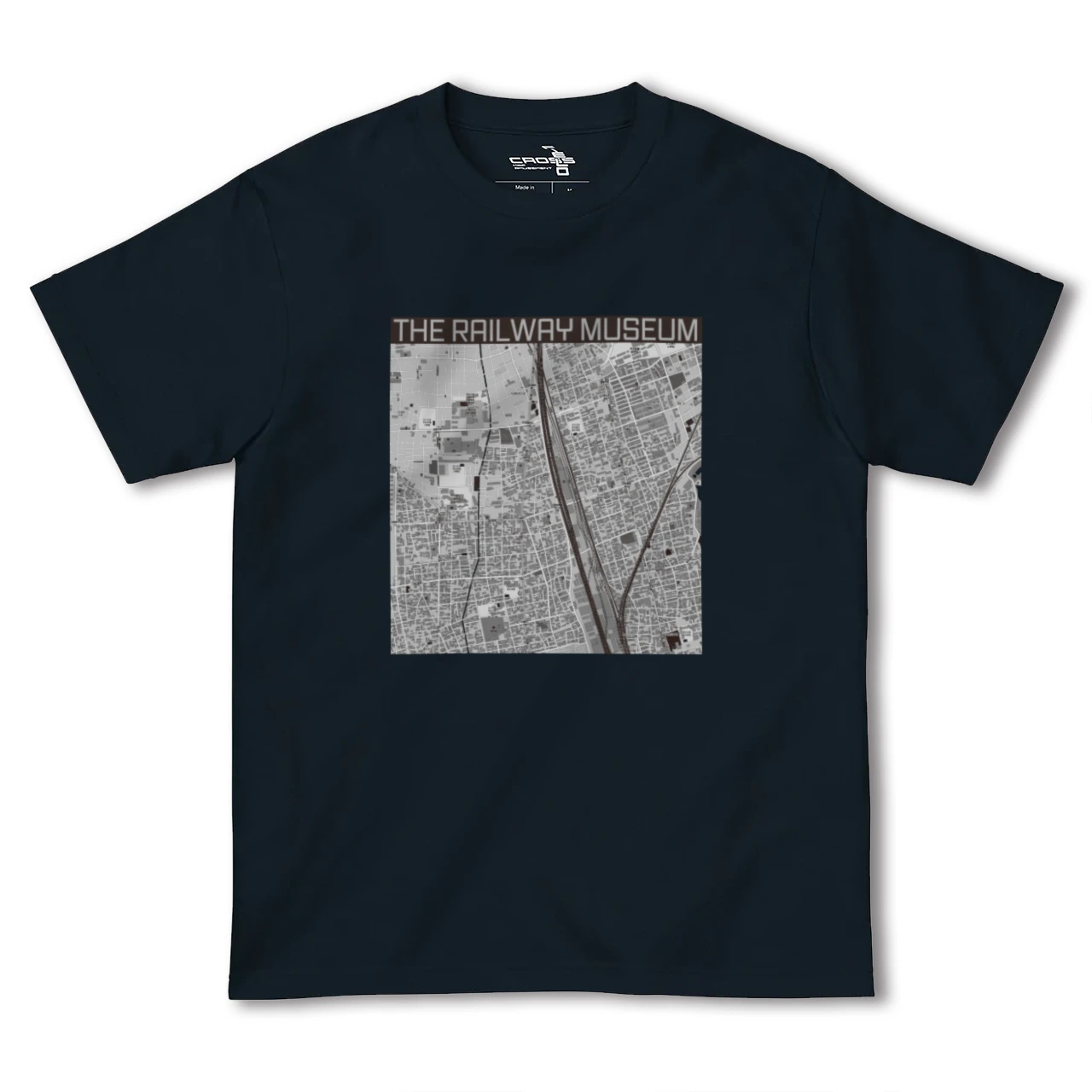 【鉄道博物館(埼玉県)】地図柄ヘビーウェイトTシャツ
