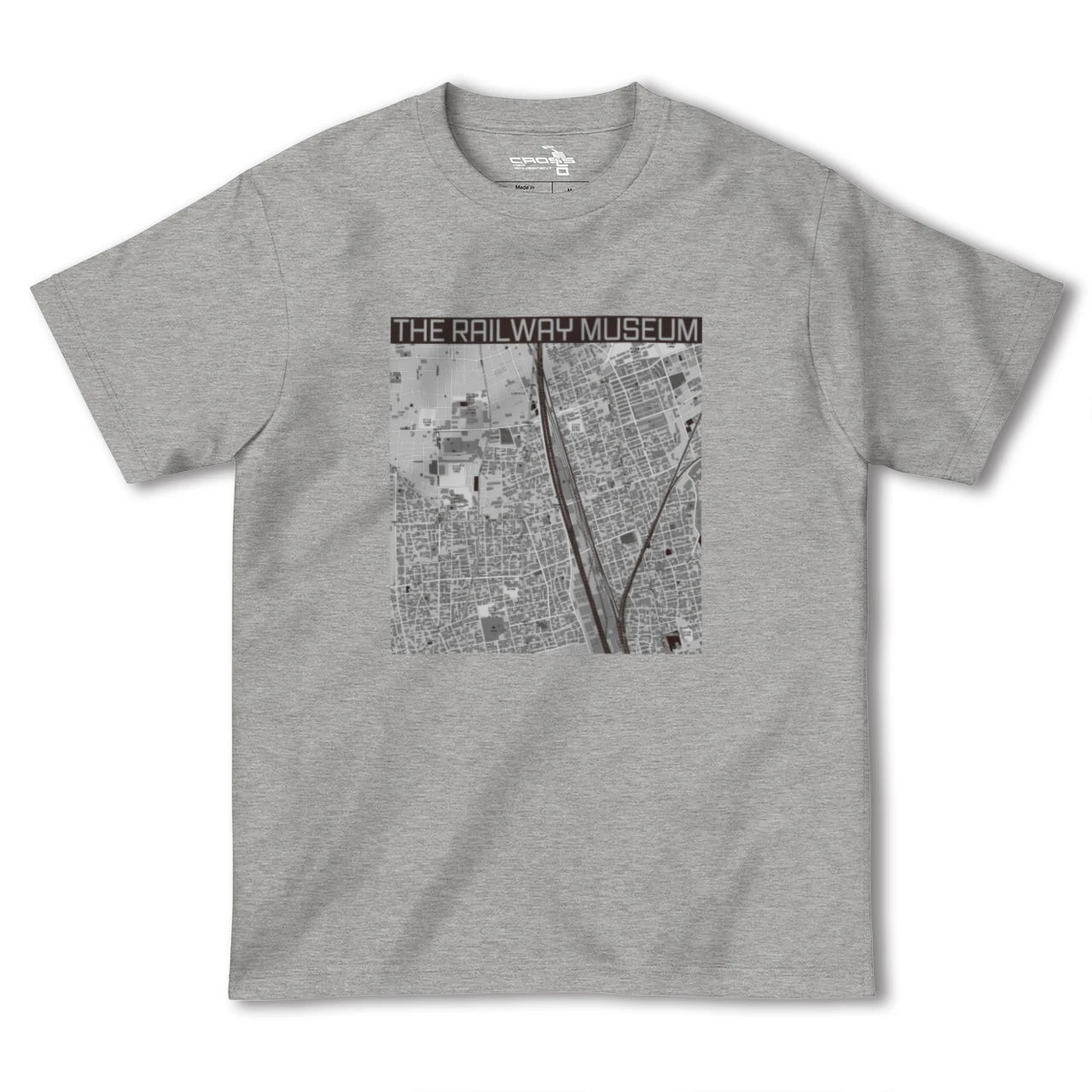 【鉄道博物館(埼玉県)】地図柄ヘビーウェイトTシャツ