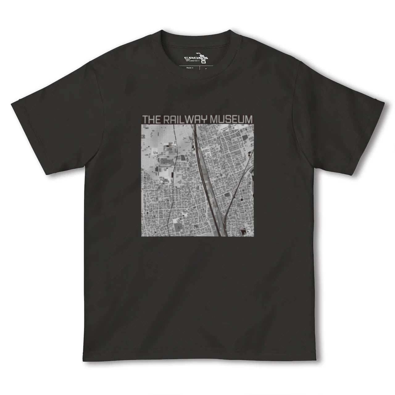 【鉄道博物館(埼玉県)】地図柄ヘビーウェイトTシャツ