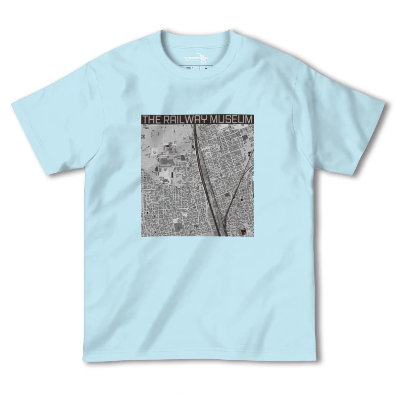 【鉄道博物館(埼玉県)】地図柄ヘビーウェイトTシャツ
