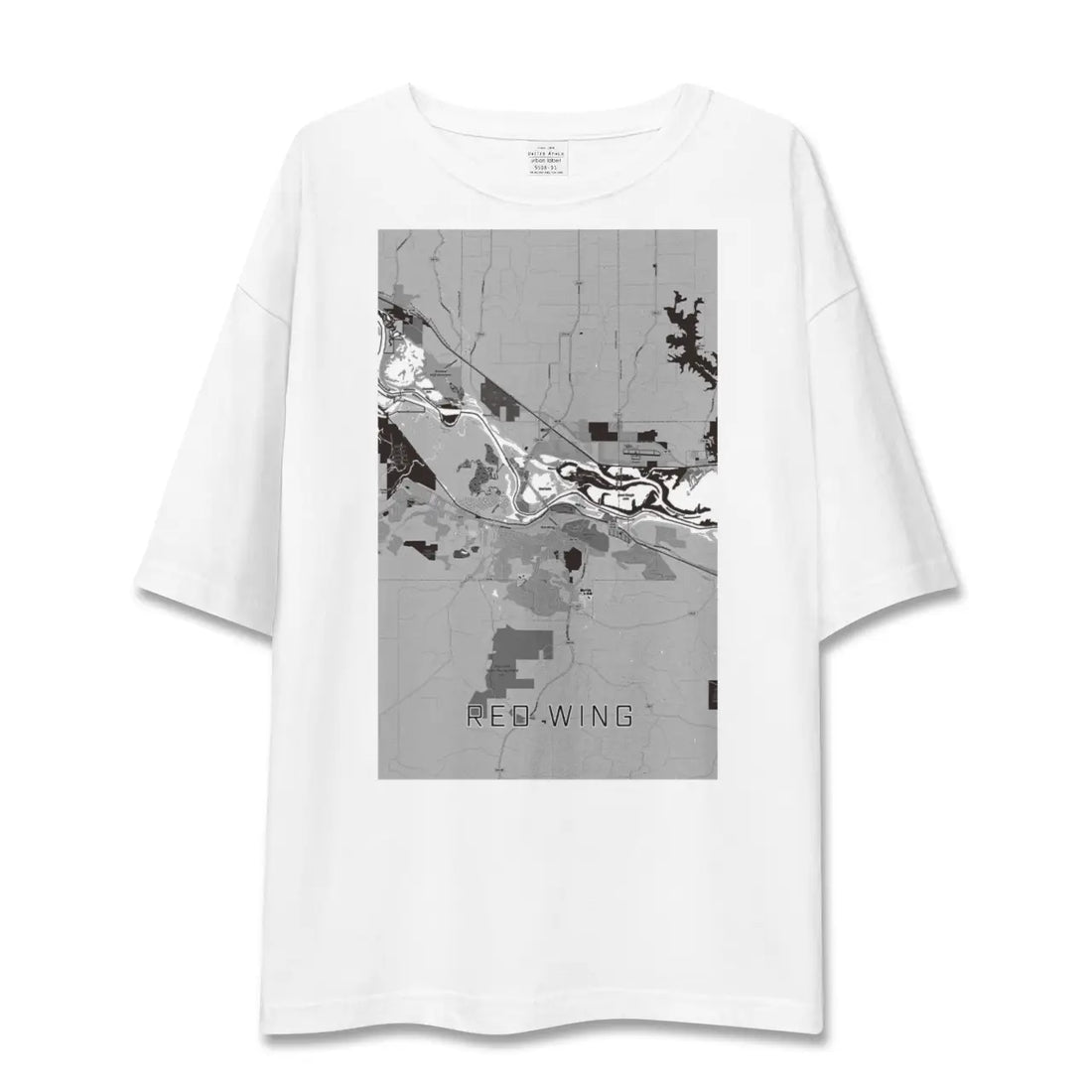 【レッドウイング(アメリカ)】地図柄ビッグシルエットTシャツ